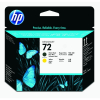  Original HP 72, C9384A Druckkopf schwarz matt +gelb 